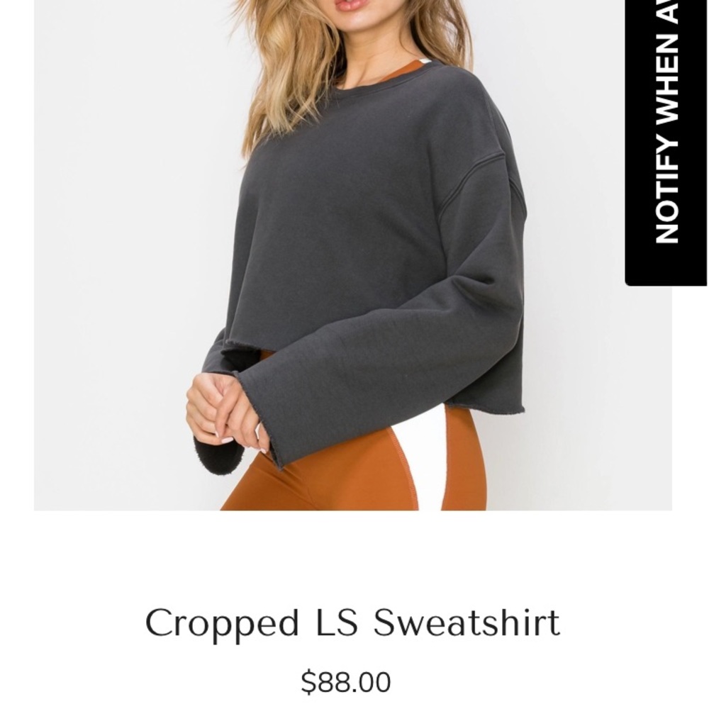 🧘🏻‍♀️YOGA CROP SWEATER 🧘🏻‍♀️